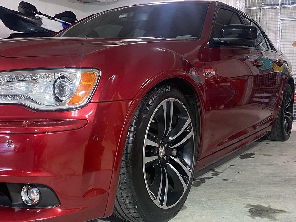 Professional paint correction and polishing at Vince's Car Detailing studio in Maroubra, Sydney