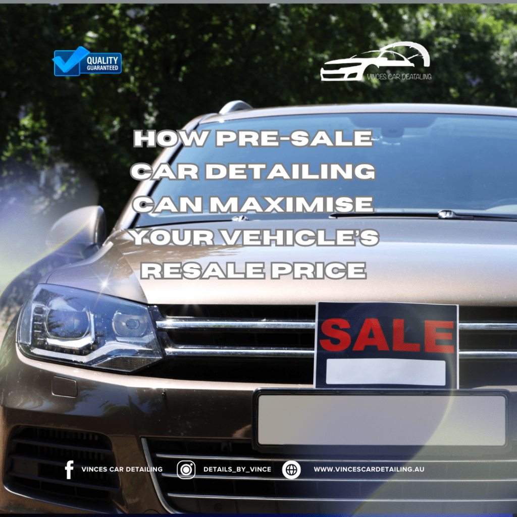 pre-sale car detailing