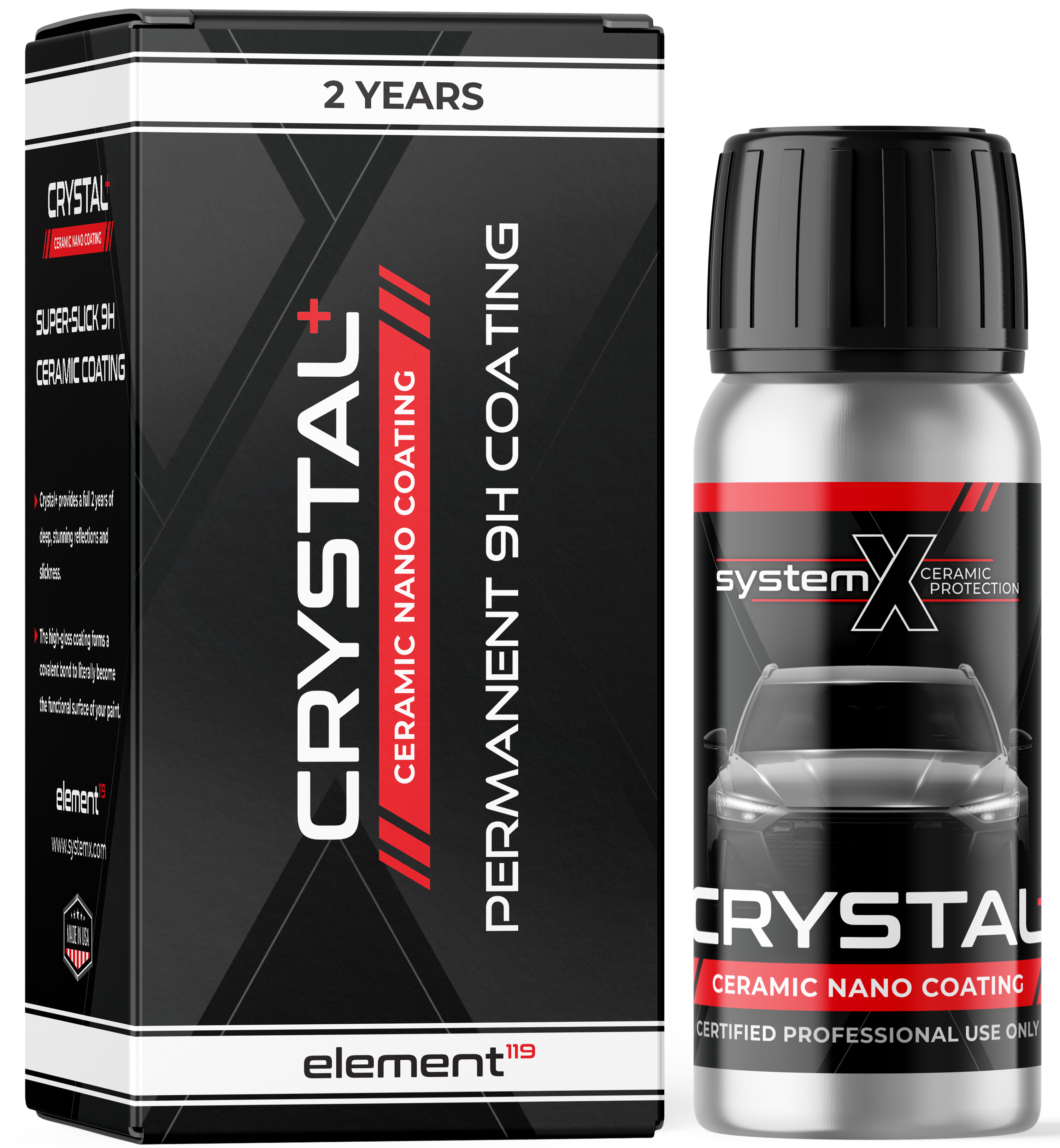 System X Crystal+ bottle